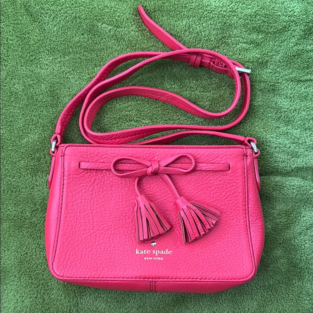 Kate Spade brunt Red Crossbody Bag